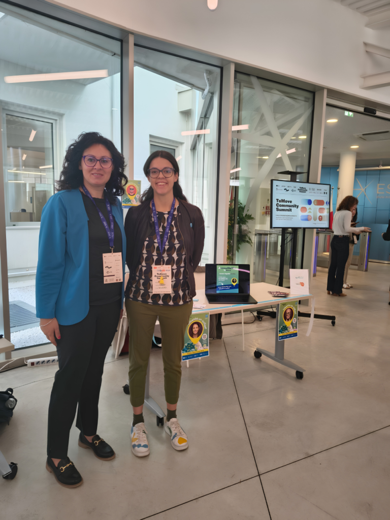 Maria Lazzati e Barbara Criscuolo presentavano lo stesso progetto al ToMove Community Summit